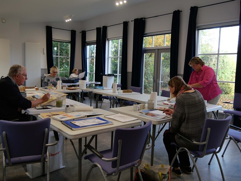 Tekenen en aquarelleren dinsdagochtend