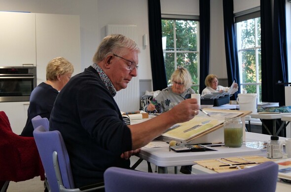 Tekenen en aquarelleren dinsdagochtend